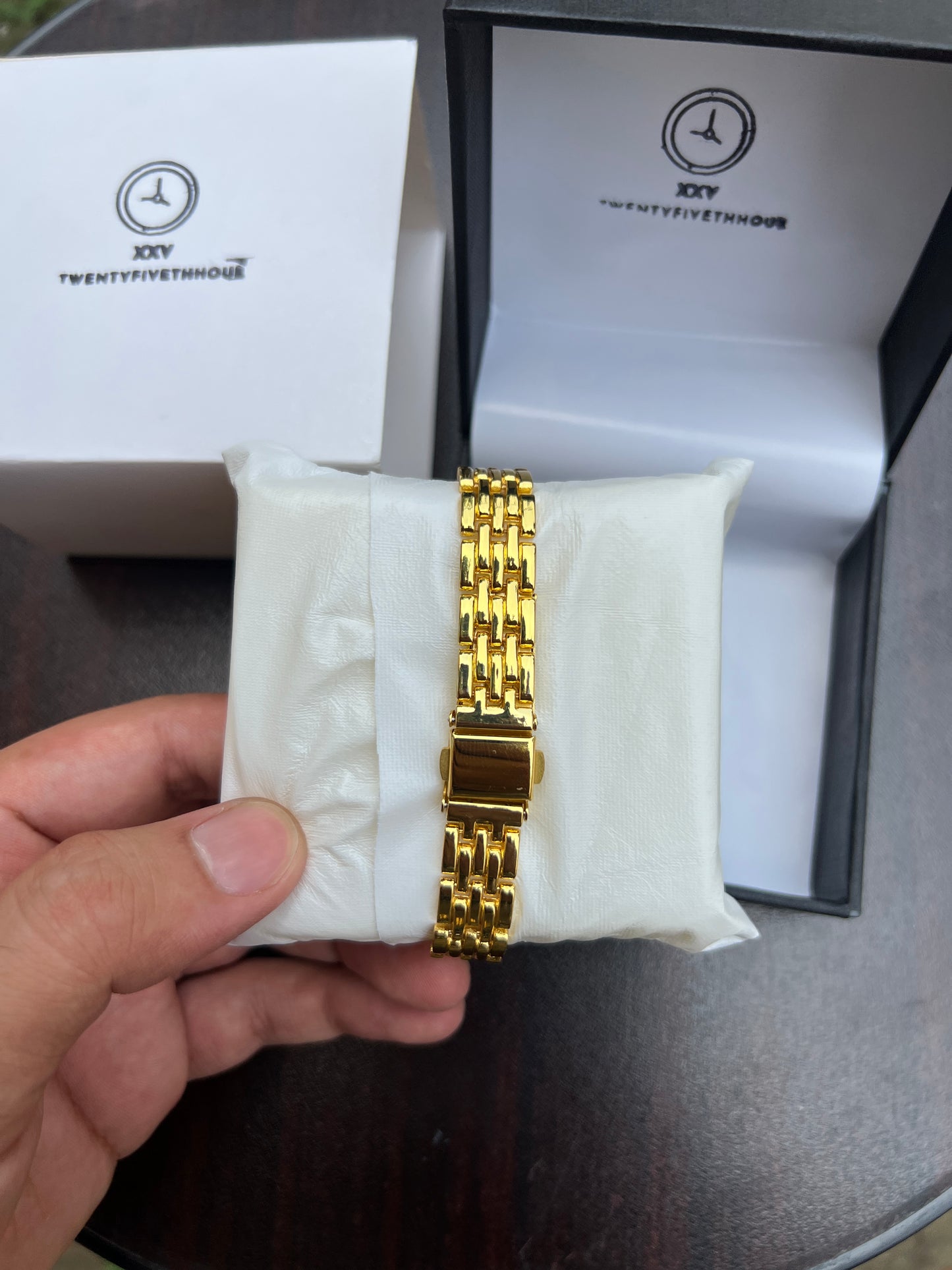 SQW 104 - Yellow-Gold Cartier-style Square Watch