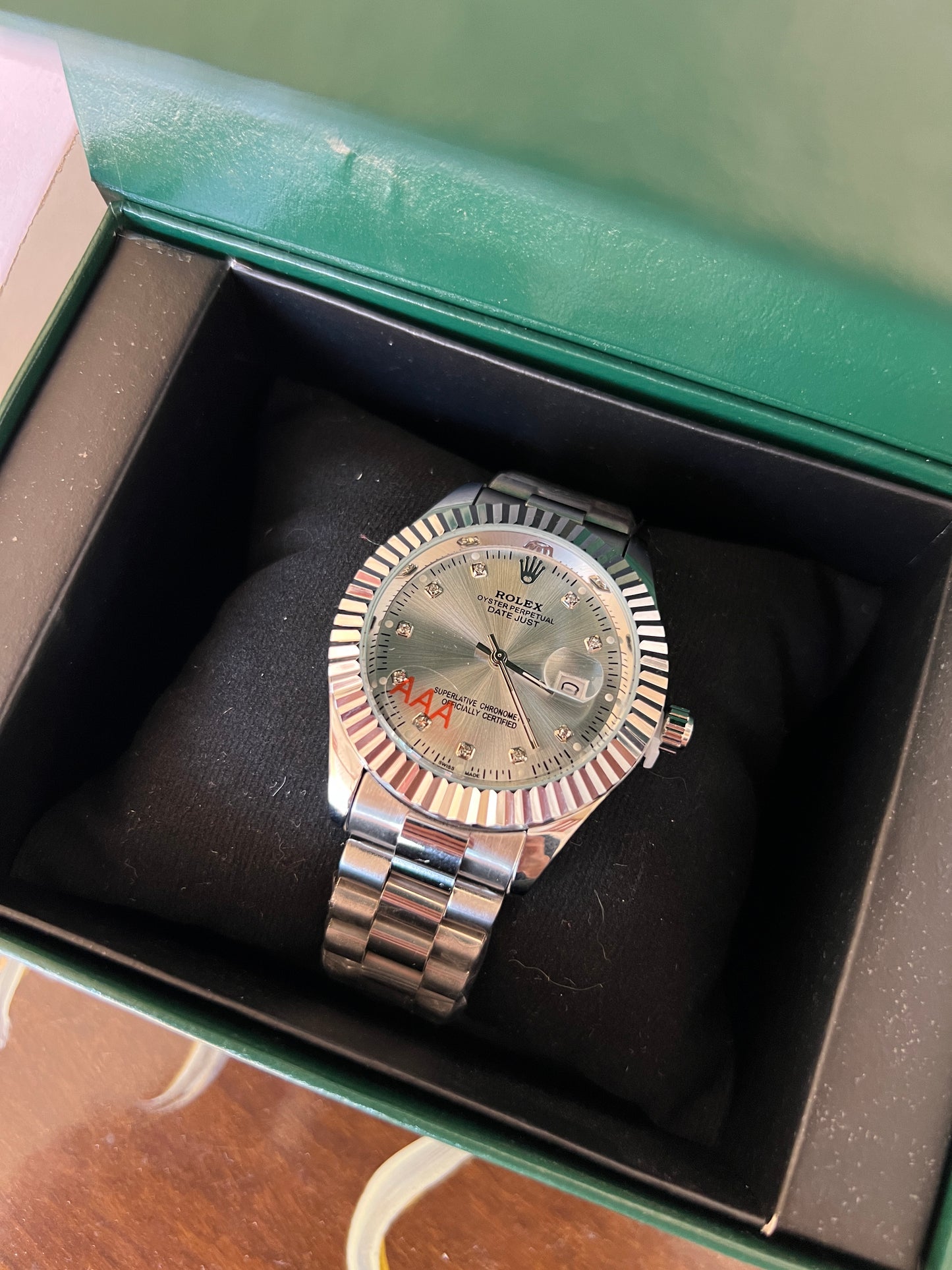 RLX - 105: Rolex OysterPerpetual Datejust Silver