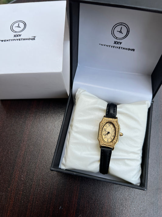 ANT 100 - Antique Engraved Gold Watch