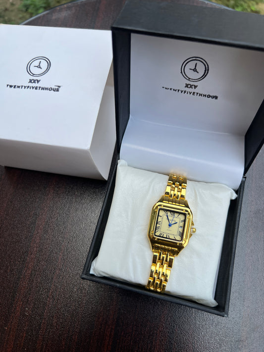 SQW 104 - Yellow-Gold Cartier-style Square Watch