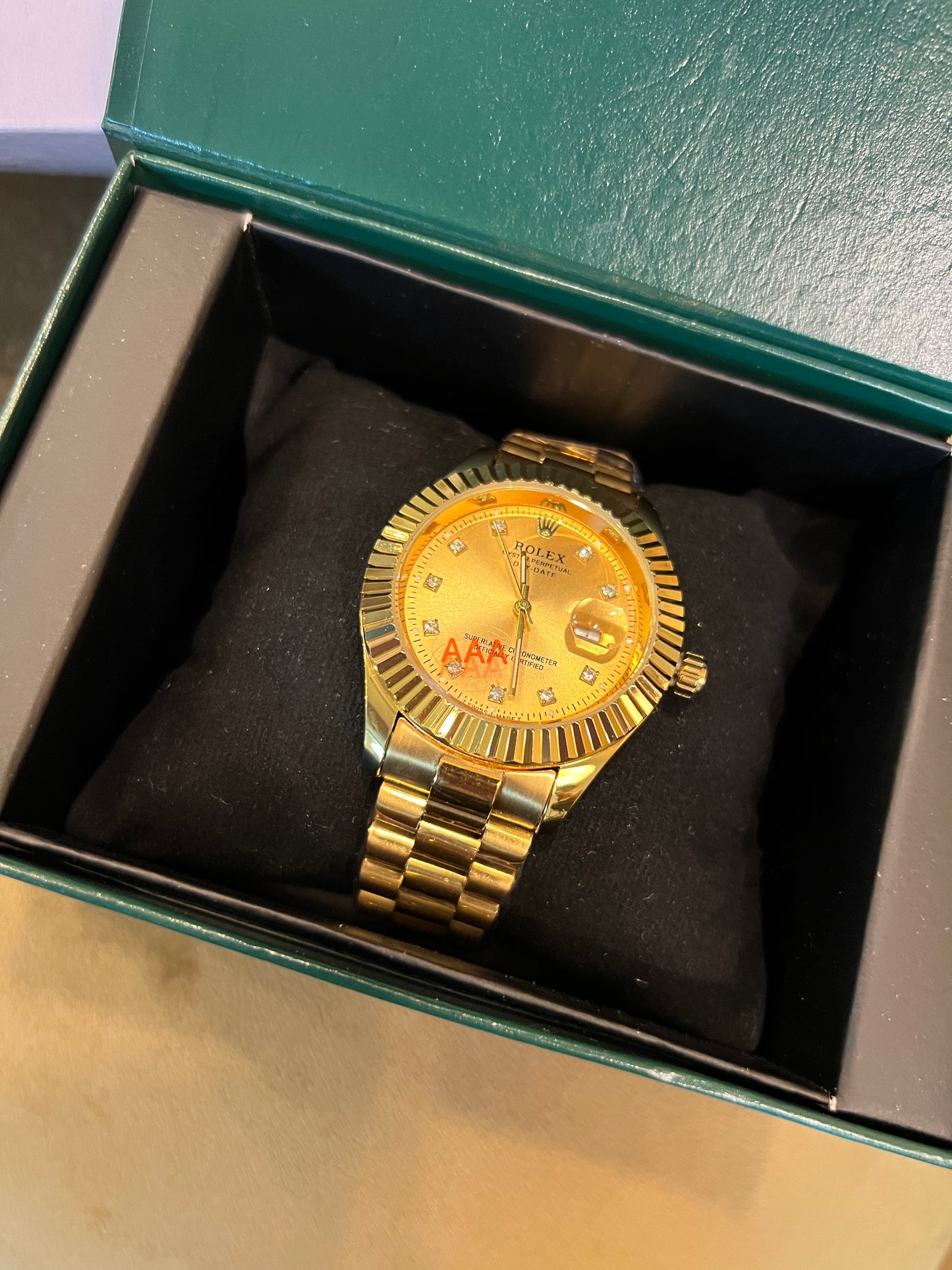 RLX - 104: Rolex OysterPerpetual Datejust Gold