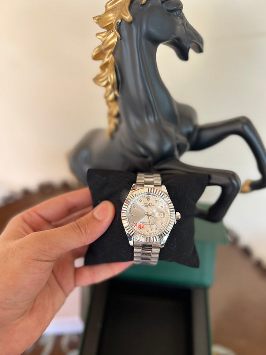 RLX - 105: Rolex OysterPerpetual Datejust Silver