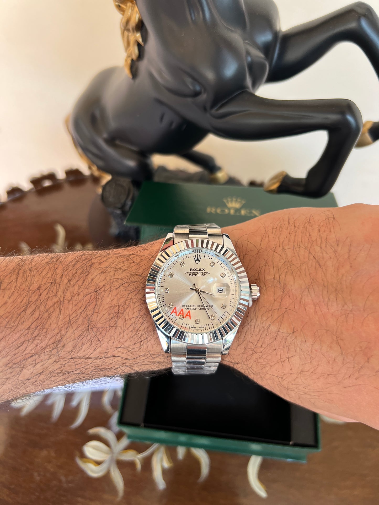 RLX - 105: Rolex OysterPerpetual Datejust Silver